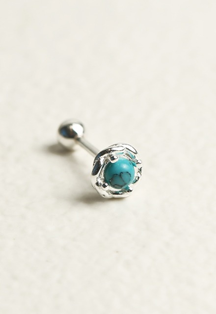 Turquoise Point Casting Silver 925 Hong Joong Silver Piercing