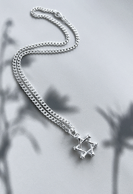 6-Stars Hexagonal Silver 925 Astro Cha Eunwoo Moonbin Silver Necklace